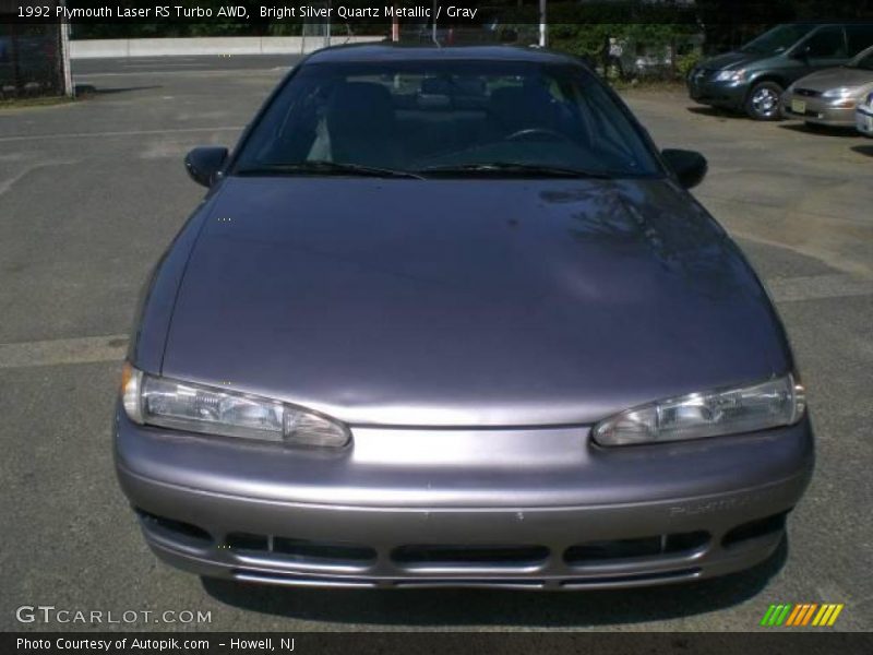 Bright Silver Quartz Metallic / Gray 1992 Plymouth Laser RS Turbo AWD