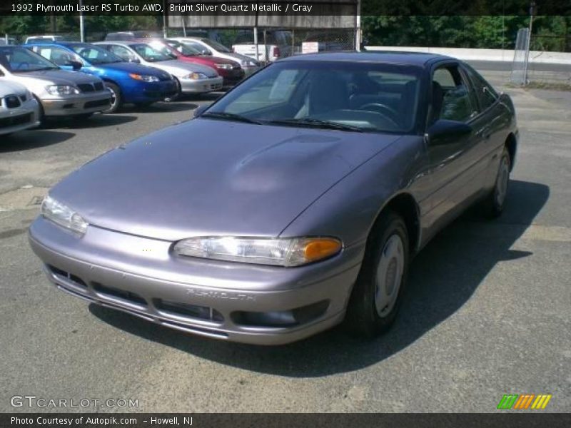 Bright Silver Quartz Metallic / Gray 1992 Plymouth Laser RS Turbo AWD