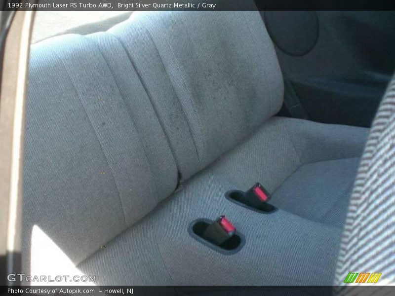 Bright Silver Quartz Metallic / Gray 1992 Plymouth Laser RS Turbo AWD