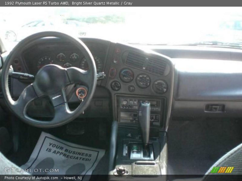 Bright Silver Quartz Metallic / Gray 1992 Plymouth Laser RS Turbo AWD