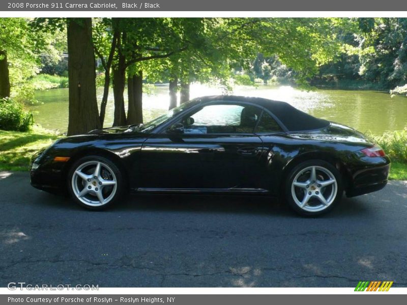 Black / Black 2008 Porsche 911 Carrera Cabriolet