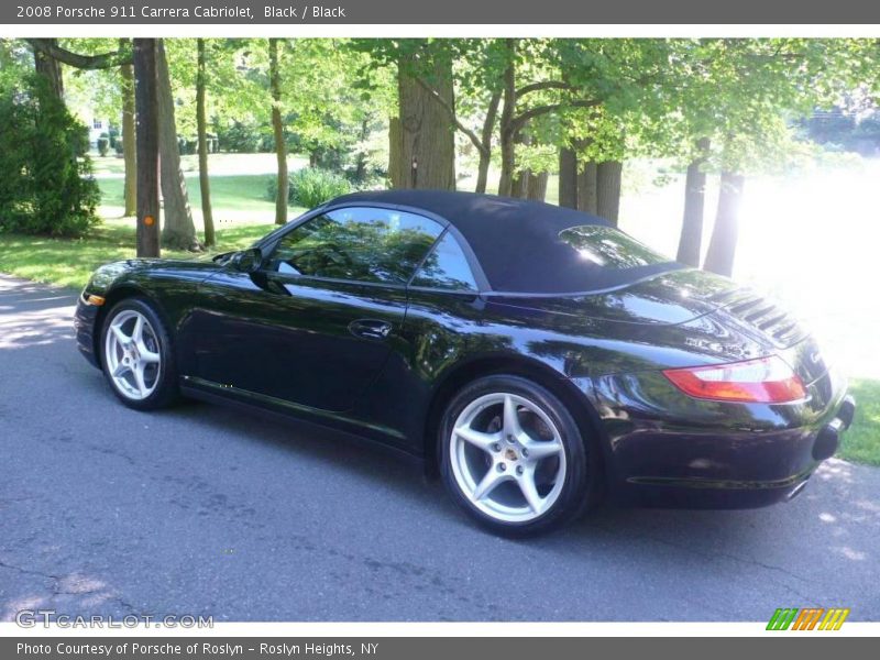 Black / Black 2008 Porsche 911 Carrera Cabriolet