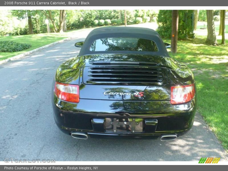 Black / Black 2008 Porsche 911 Carrera Cabriolet