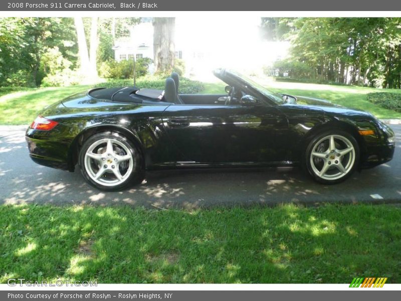 Black / Black 2008 Porsche 911 Carrera Cabriolet