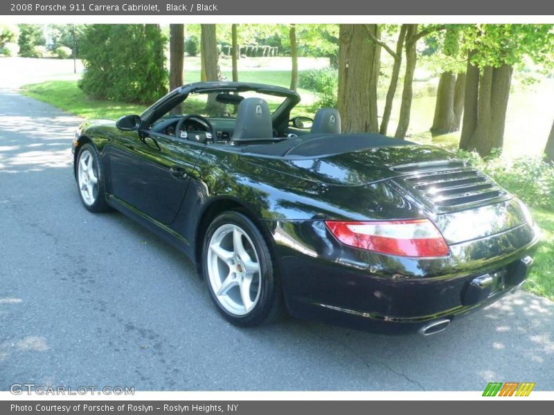 Black / Black 2008 Porsche 911 Carrera Cabriolet