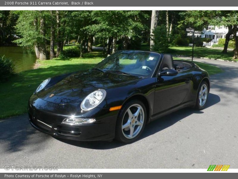 Black / Black 2008 Porsche 911 Carrera Cabriolet