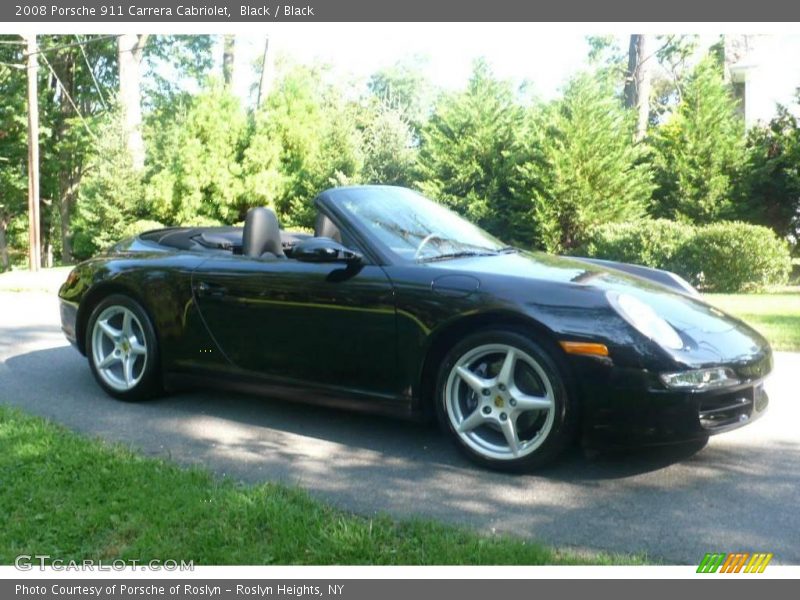 Black / Black 2008 Porsche 911 Carrera Cabriolet