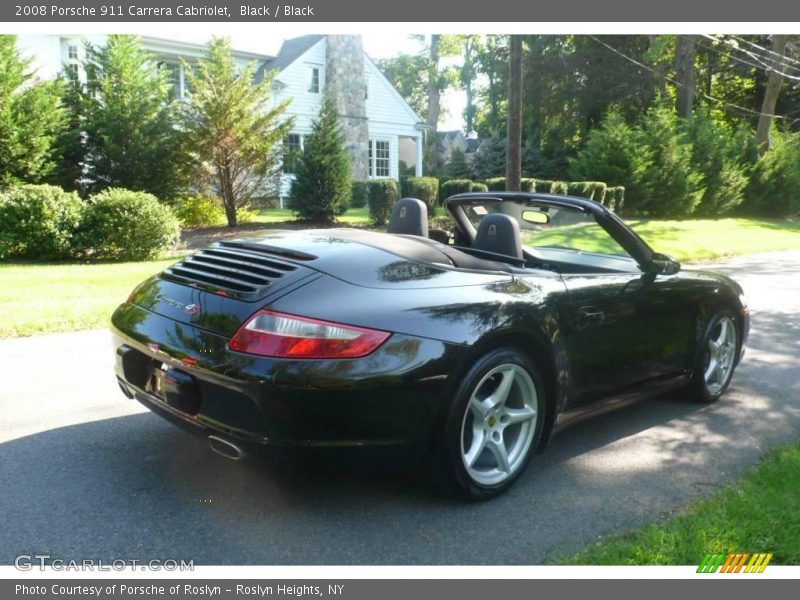 Black / Black 2008 Porsche 911 Carrera Cabriolet