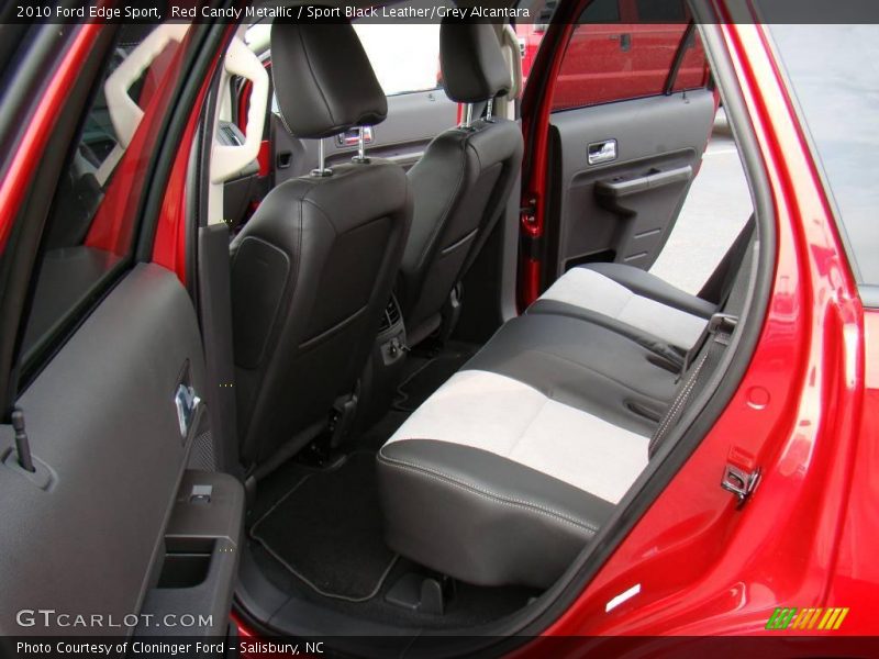 Red Candy Metallic / Sport Black Leather/Grey Alcantara 2010 Ford Edge Sport