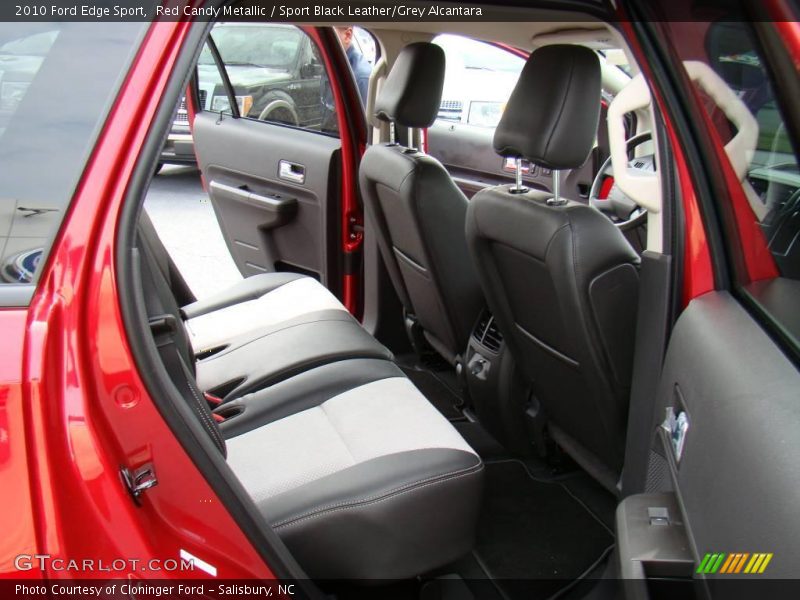 Red Candy Metallic / Sport Black Leather/Grey Alcantara 2010 Ford Edge Sport