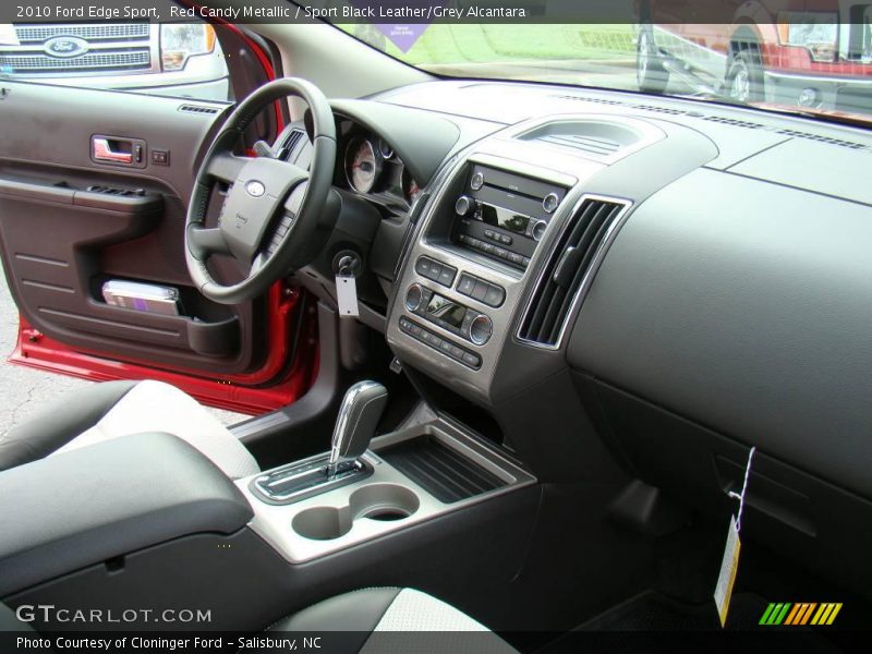 Red Candy Metallic / Sport Black Leather/Grey Alcantara 2010 Ford Edge Sport