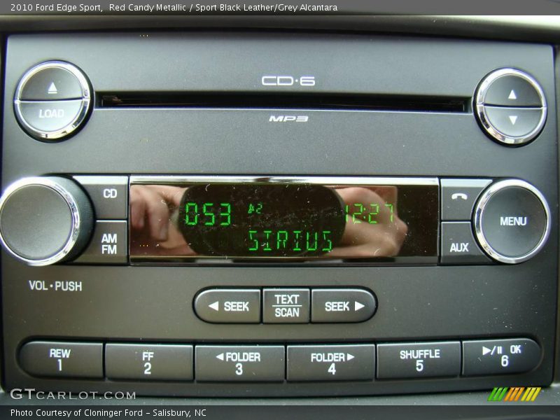 Red Candy Metallic / Sport Black Leather/Grey Alcantara 2010 Ford Edge Sport