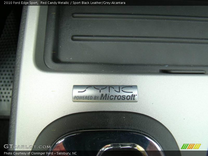 Red Candy Metallic / Sport Black Leather/Grey Alcantara 2010 Ford Edge Sport
