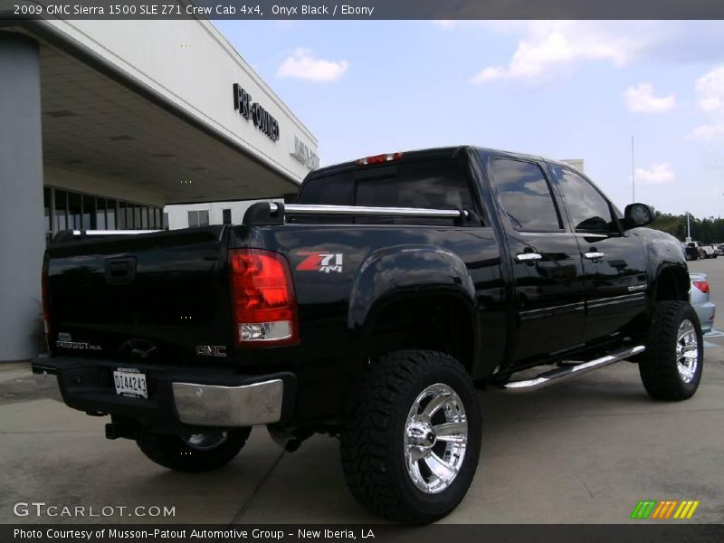 Onyx Black / Ebony 2009 GMC Sierra 1500 SLE Z71 Crew Cab 4x4