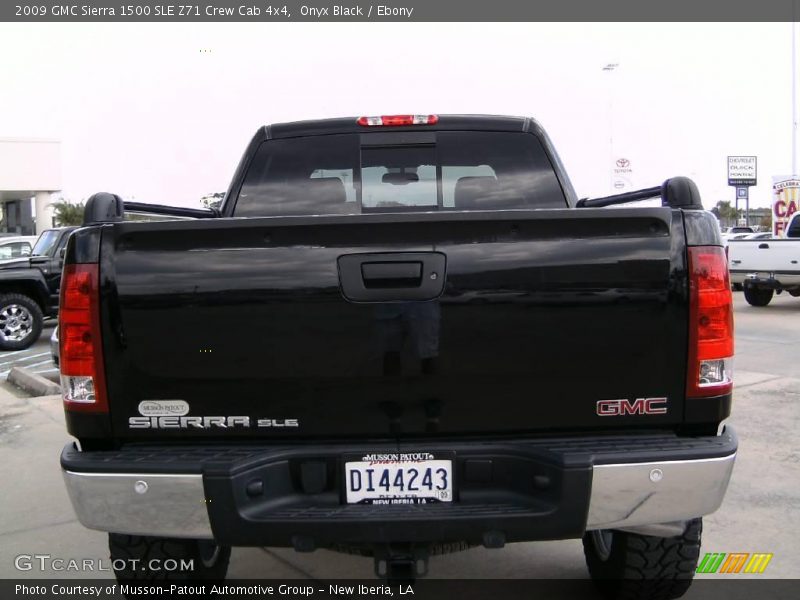 Onyx Black / Ebony 2009 GMC Sierra 1500 SLE Z71 Crew Cab 4x4