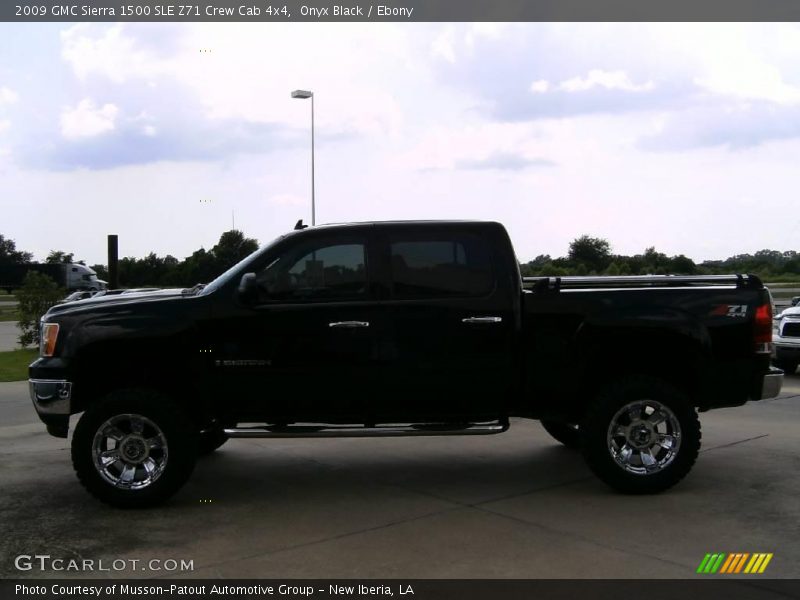 Onyx Black / Ebony 2009 GMC Sierra 1500 SLE Z71 Crew Cab 4x4
