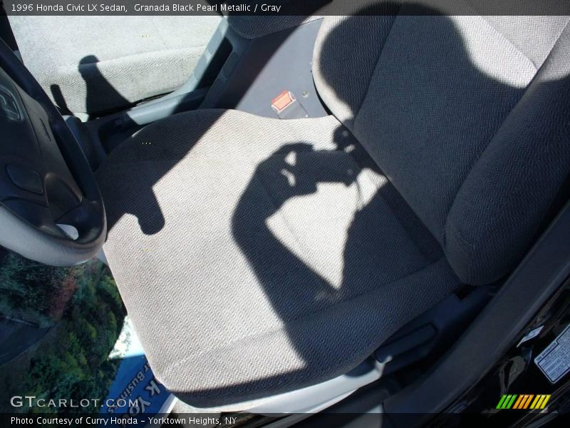 Granada Black Pearl Metallic / Gray 1996 Honda Civic LX Sedan