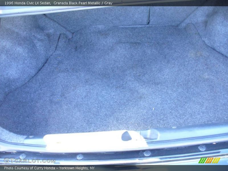 Granada Black Pearl Metallic / Gray 1996 Honda Civic LX Sedan