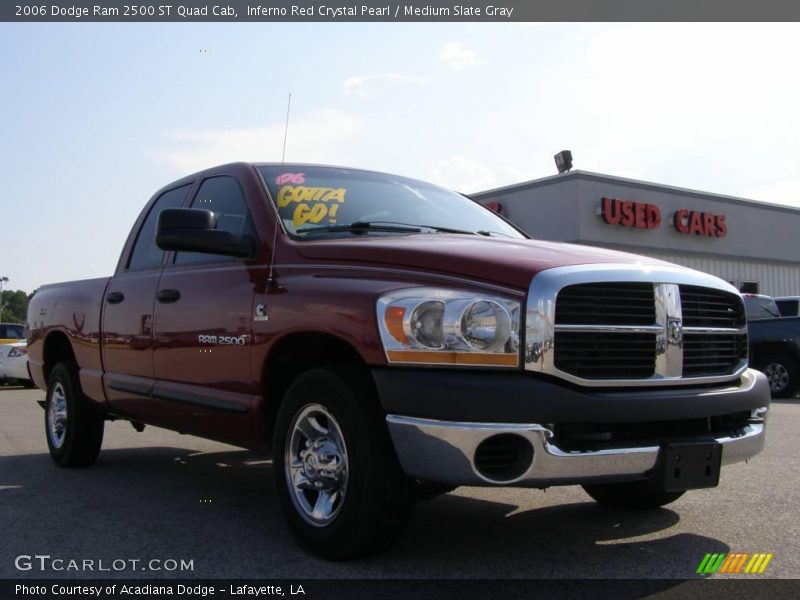 Inferno Red Crystal Pearl / Medium Slate Gray 2006 Dodge Ram 2500 ST Quad Cab