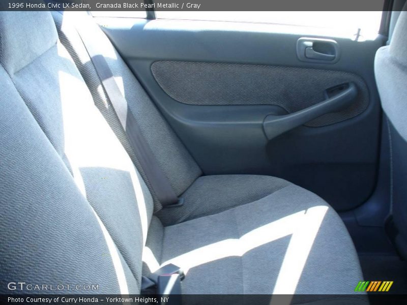 Granada Black Pearl Metallic / Gray 1996 Honda Civic LX Sedan