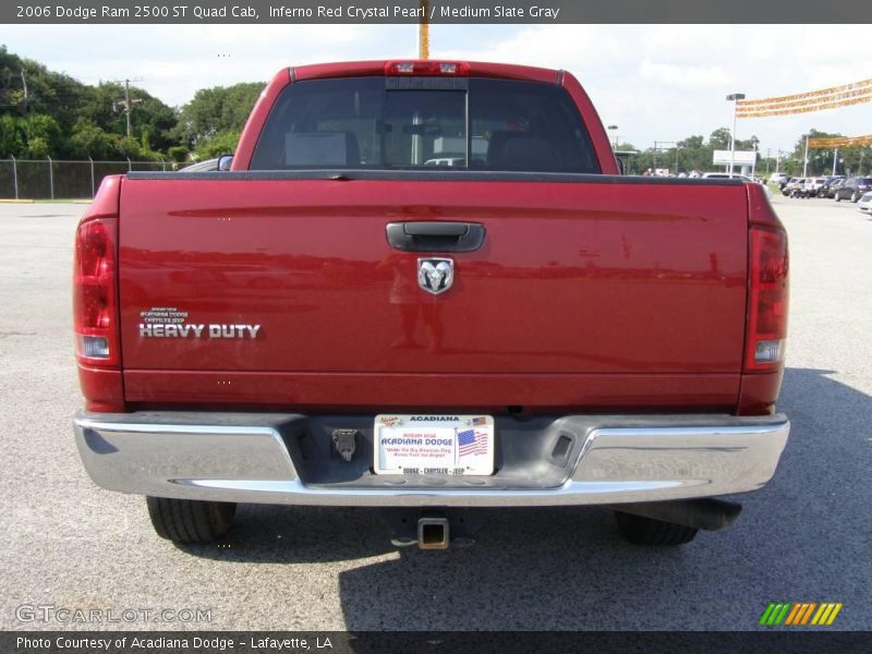 Inferno Red Crystal Pearl / Medium Slate Gray 2006 Dodge Ram 2500 ST Quad Cab