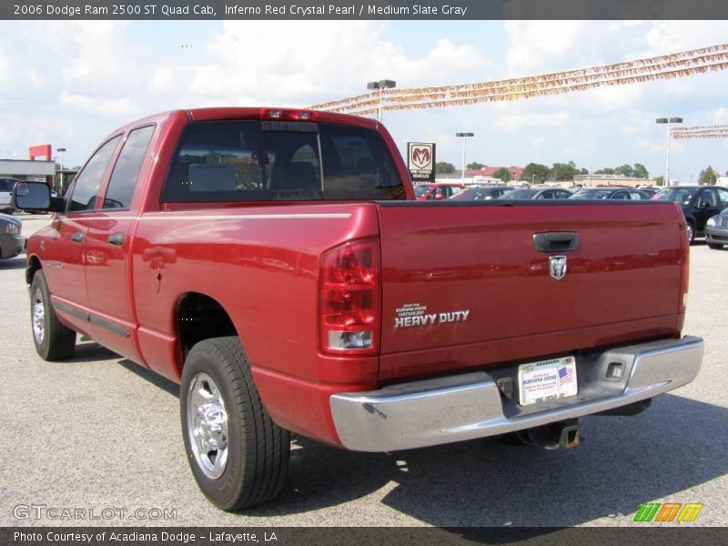 Inferno Red Crystal Pearl / Medium Slate Gray 2006 Dodge Ram 2500 ST Quad Cab