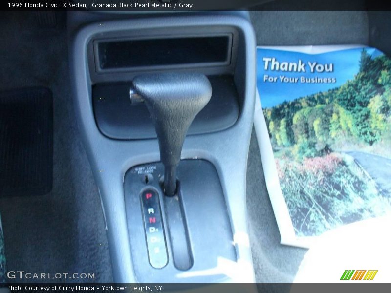 Granada Black Pearl Metallic / Gray 1996 Honda Civic LX Sedan
