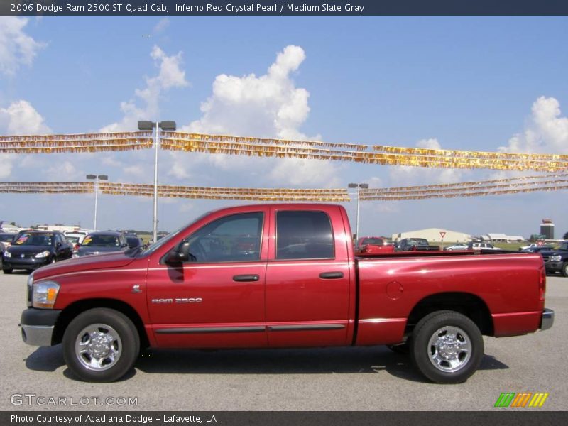 Inferno Red Crystal Pearl / Medium Slate Gray 2006 Dodge Ram 2500 ST Quad Cab