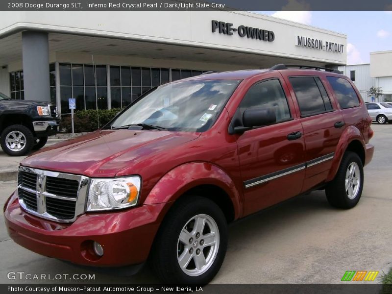 Inferno Red Crystal Pearl / Dark/Light Slate Gray 2008 Dodge Durango SLT