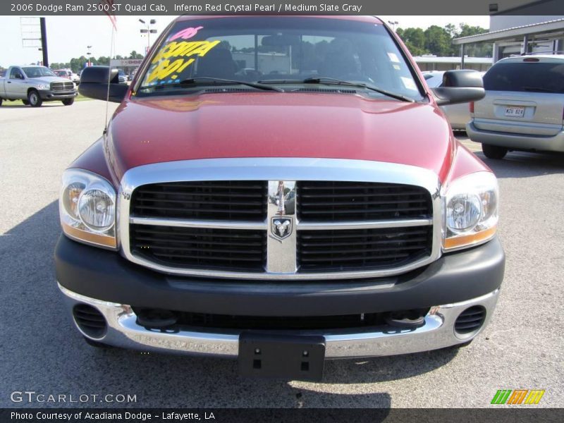 Inferno Red Crystal Pearl / Medium Slate Gray 2006 Dodge Ram 2500 ST Quad Cab