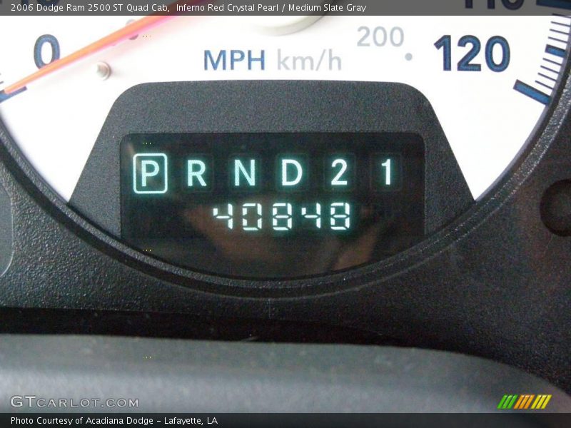 Inferno Red Crystal Pearl / Medium Slate Gray 2006 Dodge Ram 2500 ST Quad Cab