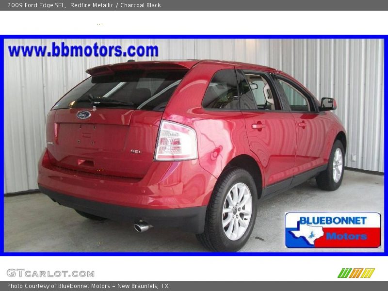 Redfire Metallic / Charcoal Black 2009 Ford Edge SEL