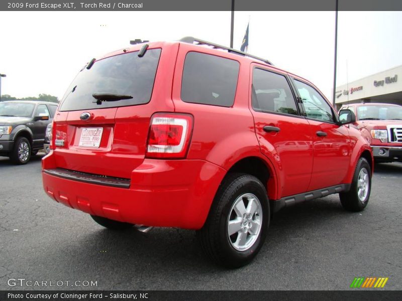 Torch Red / Charcoal 2009 Ford Escape XLT