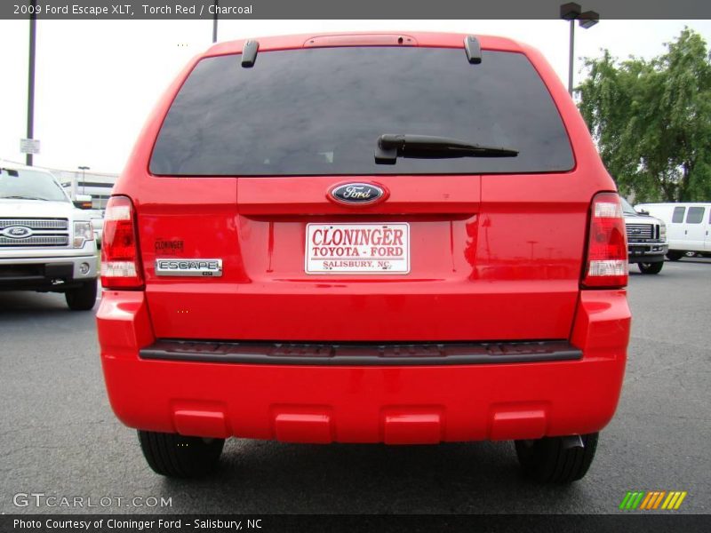 Torch Red / Charcoal 2009 Ford Escape XLT