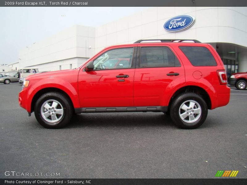 Torch Red / Charcoal 2009 Ford Escape XLT