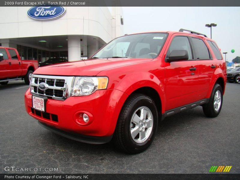 Torch Red / Charcoal 2009 Ford Escape XLT