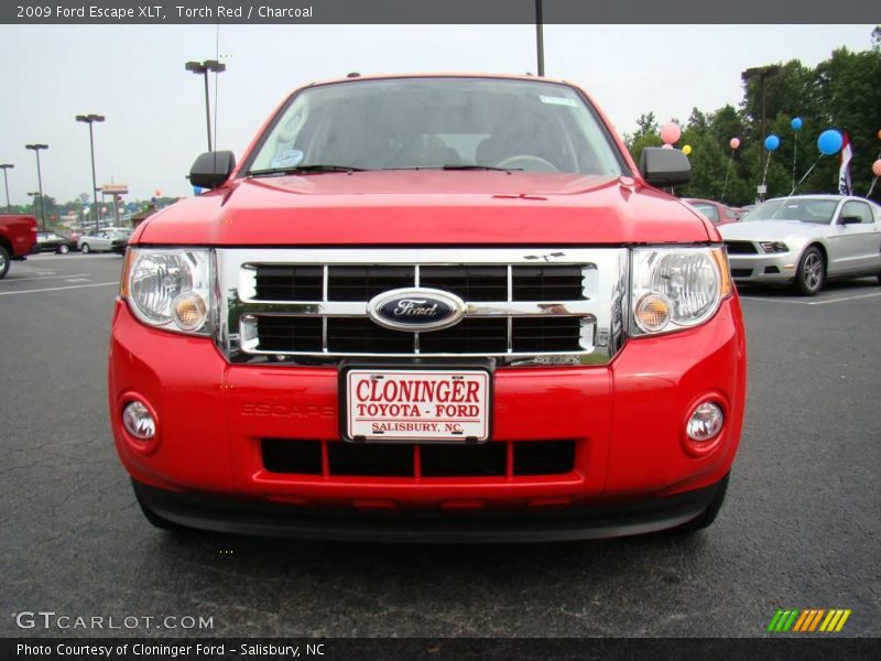 Torch Red / Charcoal 2009 Ford Escape XLT