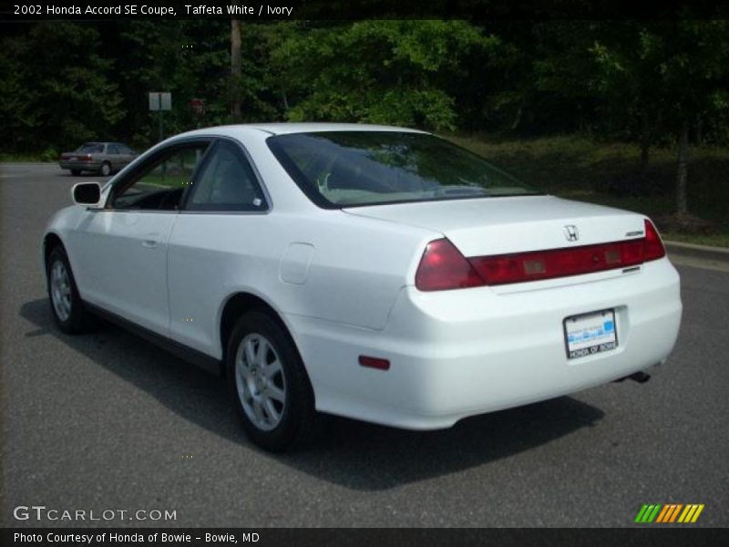 Taffeta White / Ivory 2002 Honda Accord SE Coupe