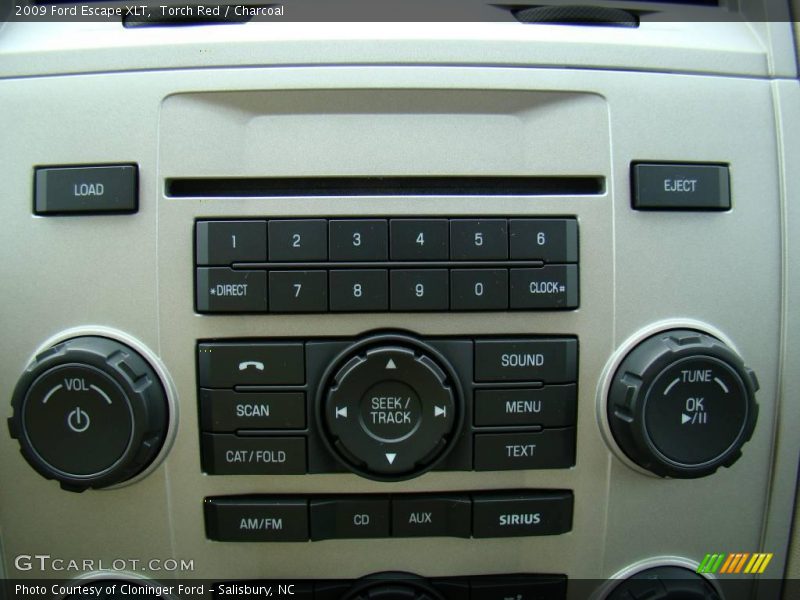 Torch Red / Charcoal 2009 Ford Escape XLT