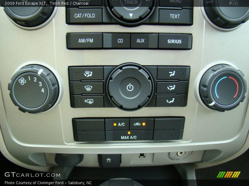 Torch Red / Charcoal 2009 Ford Escape XLT