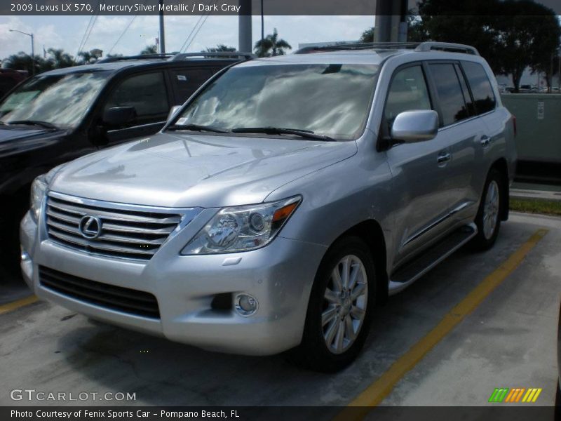Mercury Silver Metallic / Dark Gray 2009 Lexus LX 570