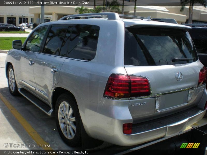 Mercury Silver Metallic / Dark Gray 2009 Lexus LX 570