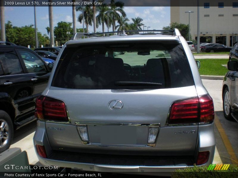 Mercury Silver Metallic / Dark Gray 2009 Lexus LX 570