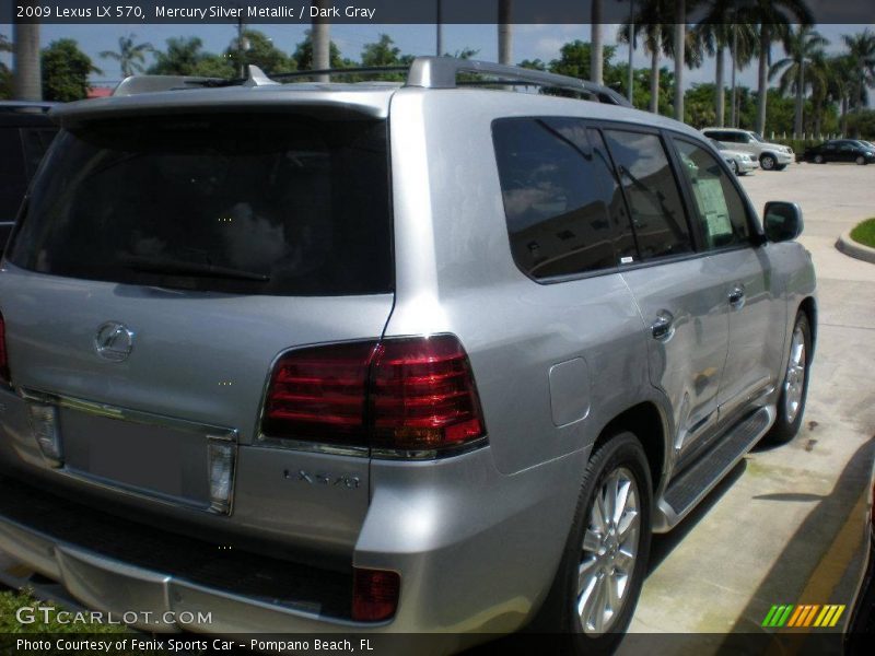 Mercury Silver Metallic / Dark Gray 2009 Lexus LX 570