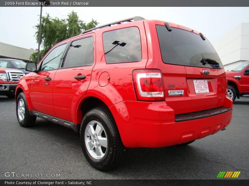 Torch Red / Charcoal 2009 Ford Escape XLT