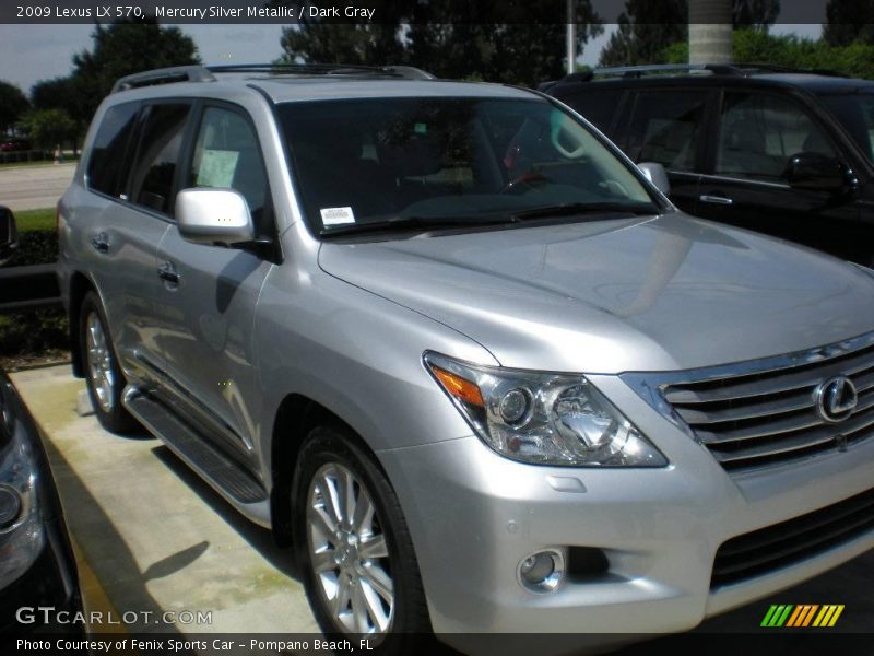 Mercury Silver Metallic / Dark Gray 2009 Lexus LX 570