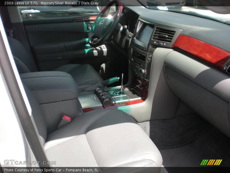 Mercury Silver Metallic / Dark Gray 2009 Lexus LX 570
