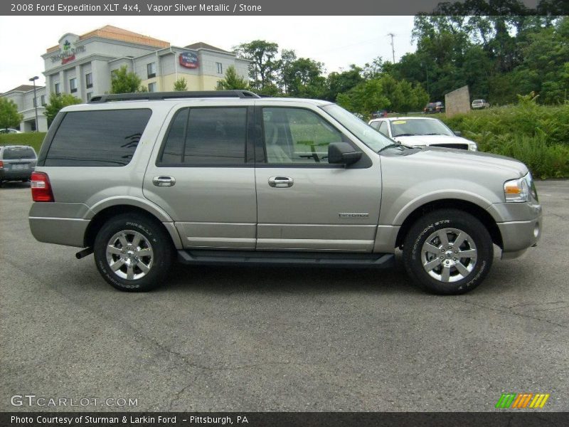 Vapor Silver Metallic / Stone 2008 Ford Expedition XLT 4x4