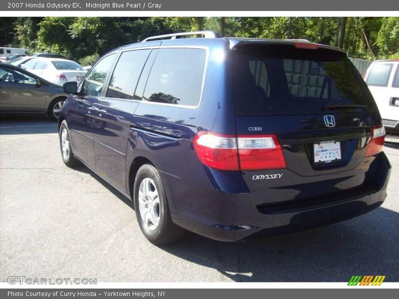 Midnight Blue Pearl / Gray 2007 Honda Odyssey EX