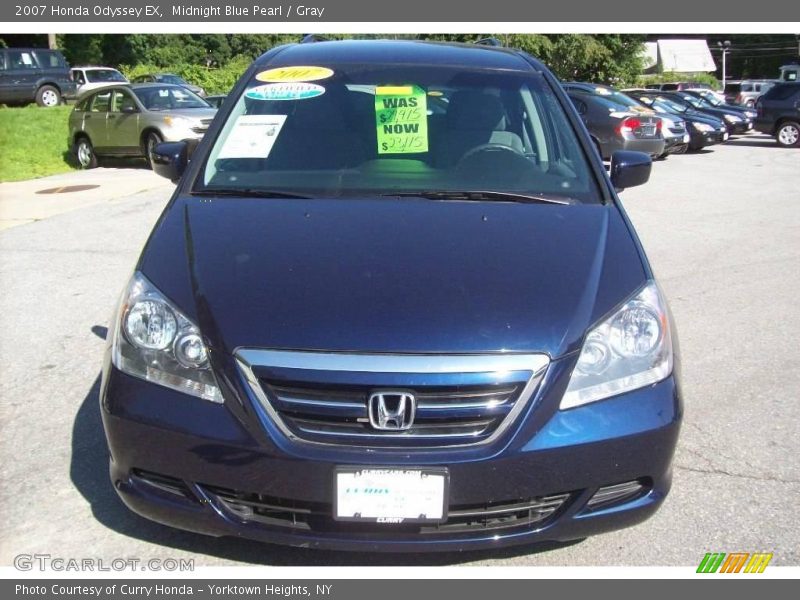 Midnight Blue Pearl / Gray 2007 Honda Odyssey EX